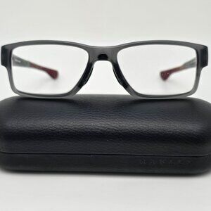 *SOLD* Oakley OX8121-0355 Airdrop MNP Satin Grey Smoke Eyeglasses Frame w/ Case